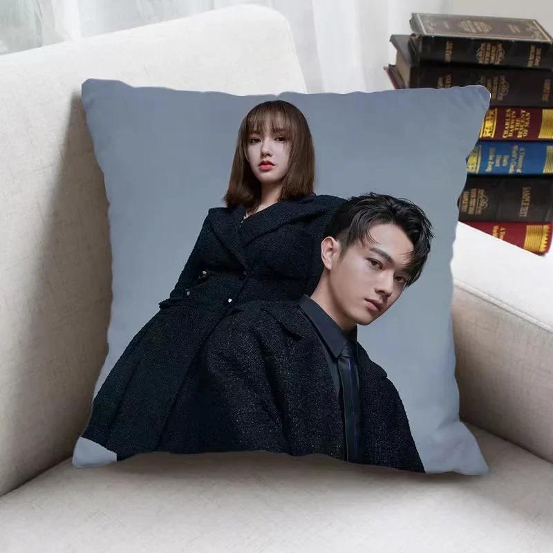 Xu Kai Cheng Xiao HD Poster Double-sided Printed Pillowcase TV Falling Into Your Smile Drama Stills Home Car Decor Cushion Cover