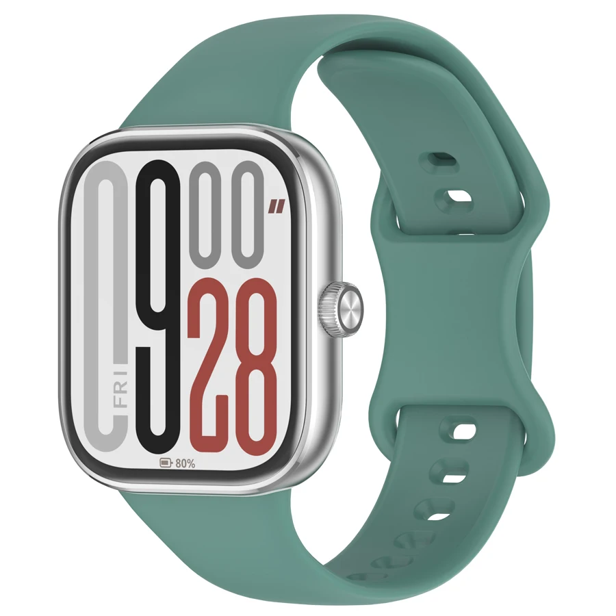 Siliconen bandje voor Redmi Watch 4 5 6 vervangende polsband armband voor Xiaomi Band 10 Pro/9 Pro/8 Pro horlogeband