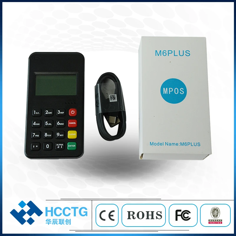 Bluetooth4.2 モバイル チップ NFC カード リーダー、VISA マスター PCI EMV 認定 MPOS ターミナル