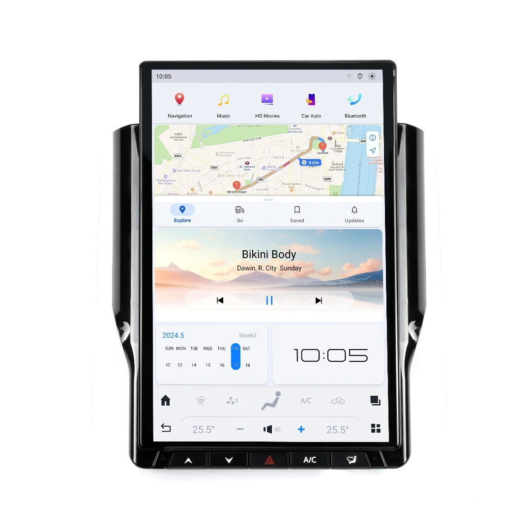 

14.4 Inch Android 13 For Dodge RAM 2019-2023 Vertical Screen Auto Radio Car GPS Head Unit Multimedia Player Wireless CarPlay