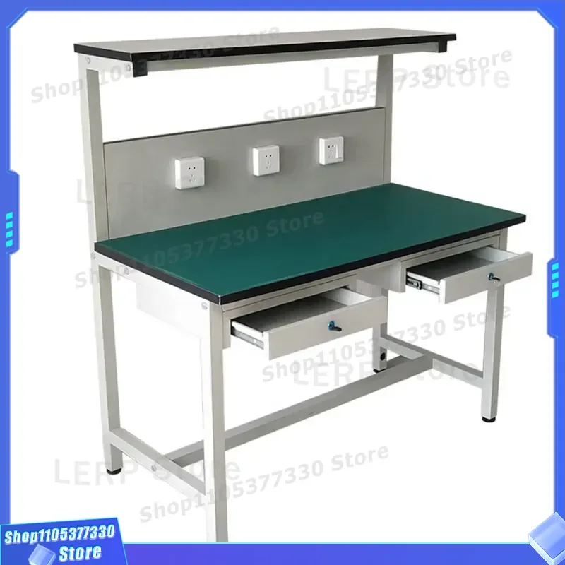 Anti Static Workbench Foldable Aluminum Alloy Iron Frame Independent Desk for Factory Workshop Production Line Assembly