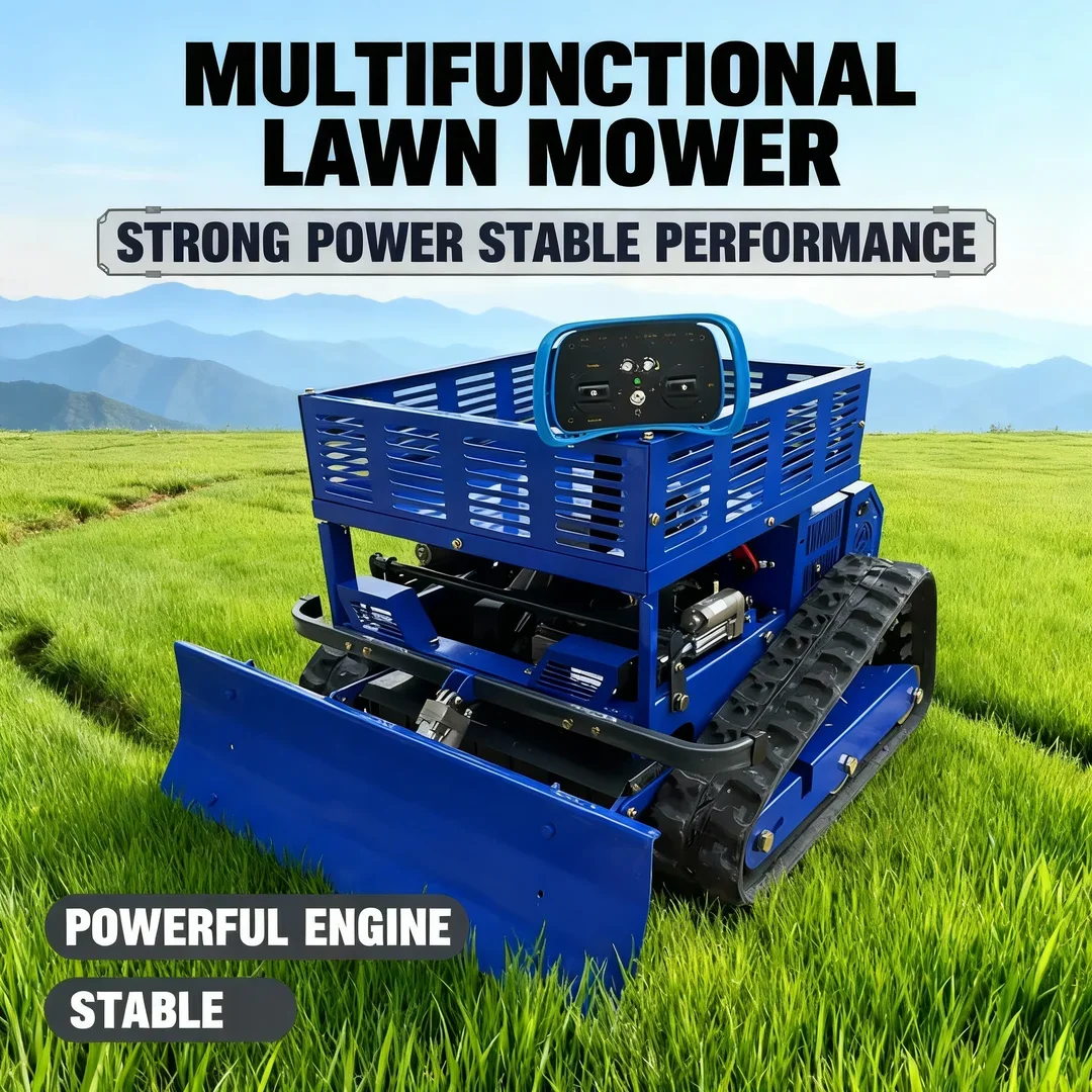 

Газонокосилка с дистанционным управлением CE EPA по индивидуальному заказу — подметальная машина с бесщеточным двигателем на гусеничном ходу с фабрики и стойкой для хранения