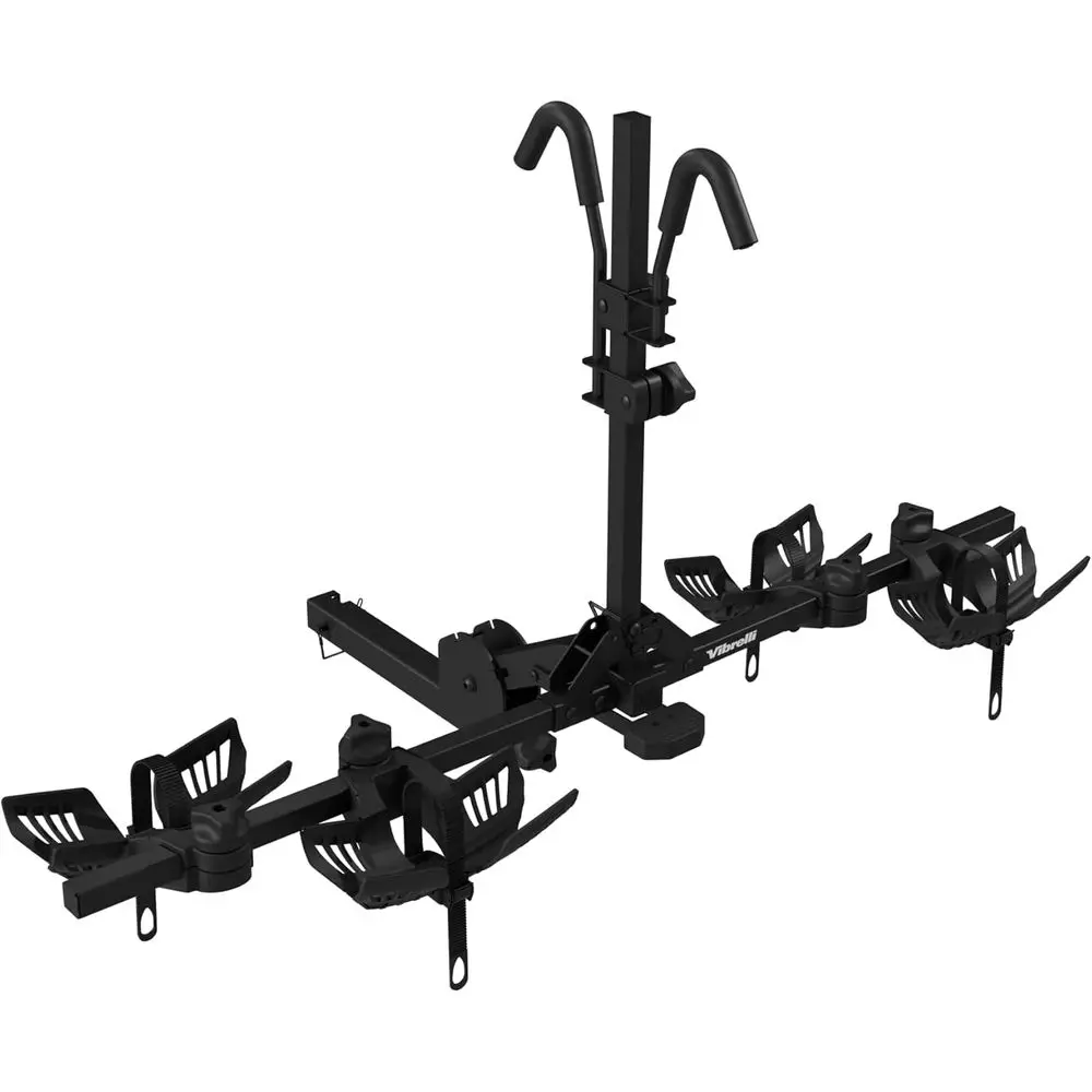 Universal Electric Bike Carrier - 2-Bike Rack, Tire Mount, Anti-Wobble, Lockable for Cars & SUVs