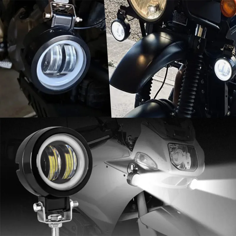 

20W2.7inch Beam Headlights 12V 24V LED Work Light Bar Spot Driving LED Headlights Work Lamp Fog Pods DRL Offroad 4WD ATV SUV