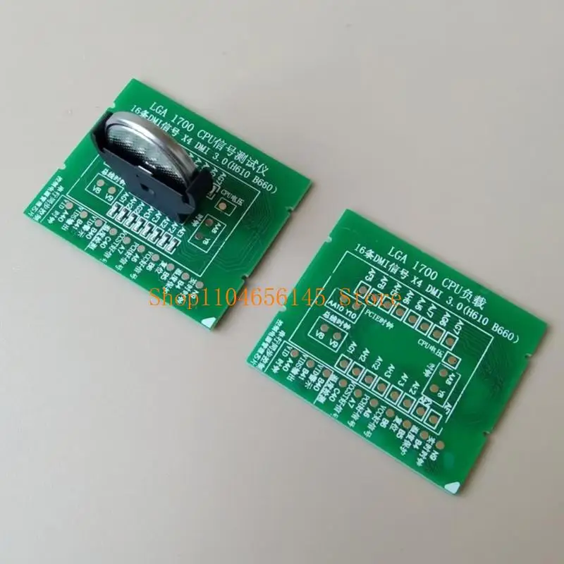 5ASDデスクトップLGA1700 CPUソケットテスターDMI3.0 H610 B660診断分析装置ダミーロードフェイクロードLEDインジケーター付き