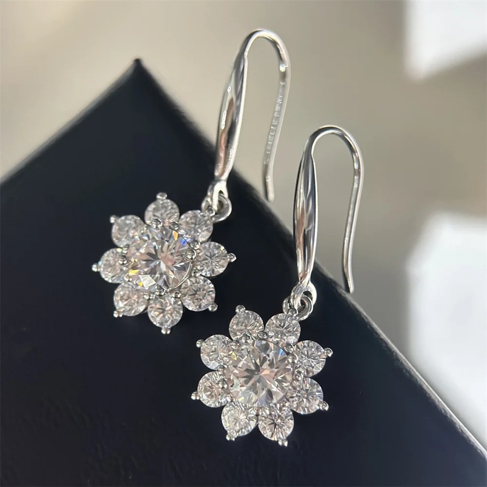 Sunflower Earhook Earrings With Advanced Sense Design Fresh And Fashionable Small And Popular Style 2023 New Earrings