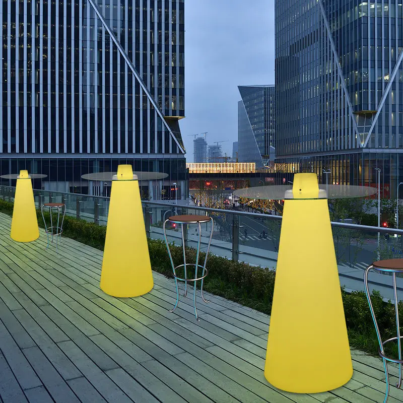 Illuminated Slide Peak Cocktail Table D70x80cm White With Internal Light Remote And Covers For Peak Table  Glass Tops Riq-T80