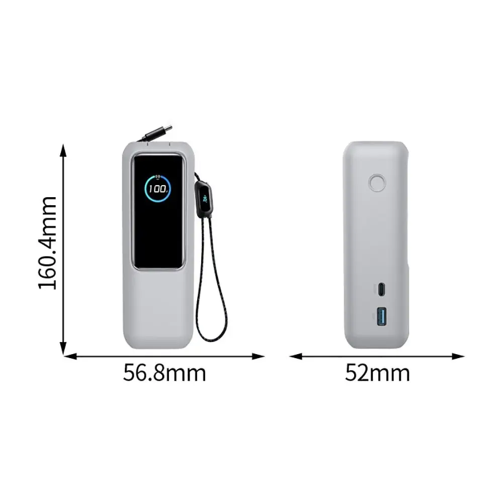 Shockproof Silicone Case Soft Portable Protective Cover Dustproof Carrying Case for Anker Zolo Power Bank (25000mAh 165W) Travel image 6