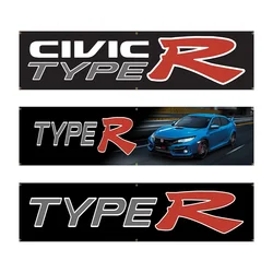 60x240cm Type Jdm R Street Racing Car BANNERS Tapestry Polyester Printed Flag Garage or Outdoor For Decoration