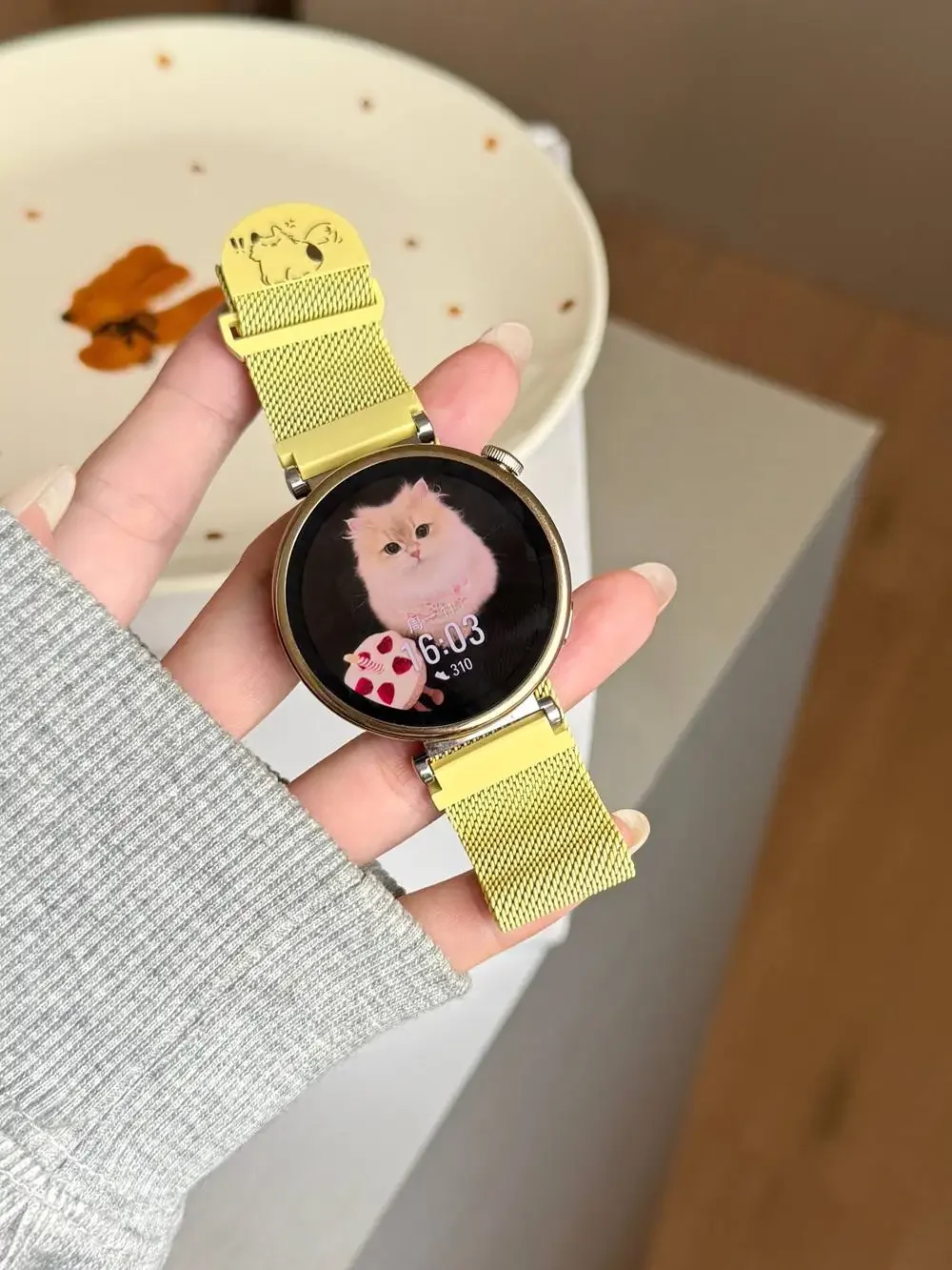 المتقدمة المغناطيسي ميلان سوار معدني ربط حزام لساعة سامسونج جالاكسي 7 FE 5 برو 4 6 الفرقة 44 مللي متر 40 مللي متر الرياضة كوريا #4