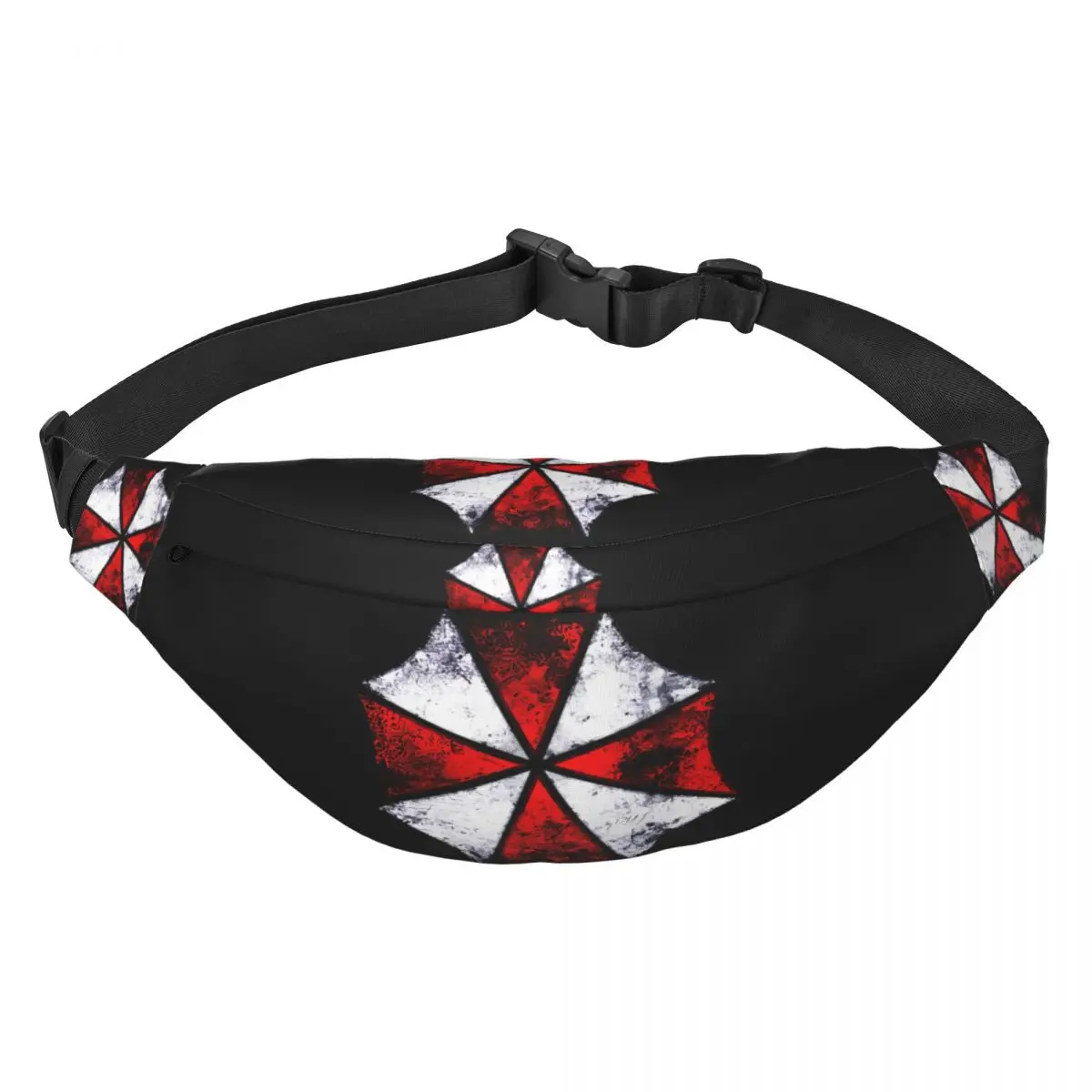 Umbrella Corp-riñonera Unisex, bolso cruzado multifunción para el pecho, paquete de cintura de viaje corto