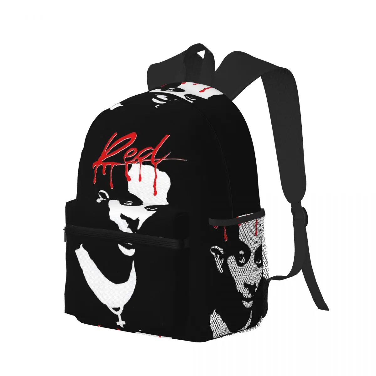 Playboi Carti Whole Lotta Red Album Cover Student Backpack School Bag Hiking Travel Daypack for Men Women Bookbag Shoulder Bags