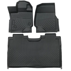 3D Carpet Car Liners Pick Up Mats Foot Pad TPE Car Floor Mats For Ford F150 F 150 Super Crew Accessories