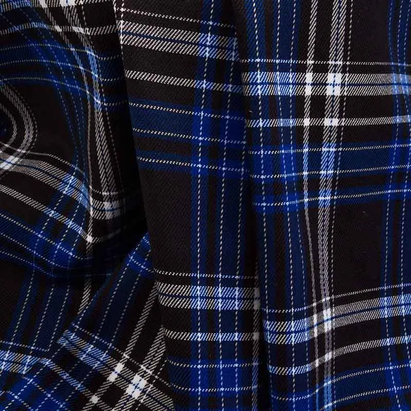 نسيج القميص المنسوج ذو اللون التويل وبطانة البدلة مصنوع من القطن والبوليستر المصقول