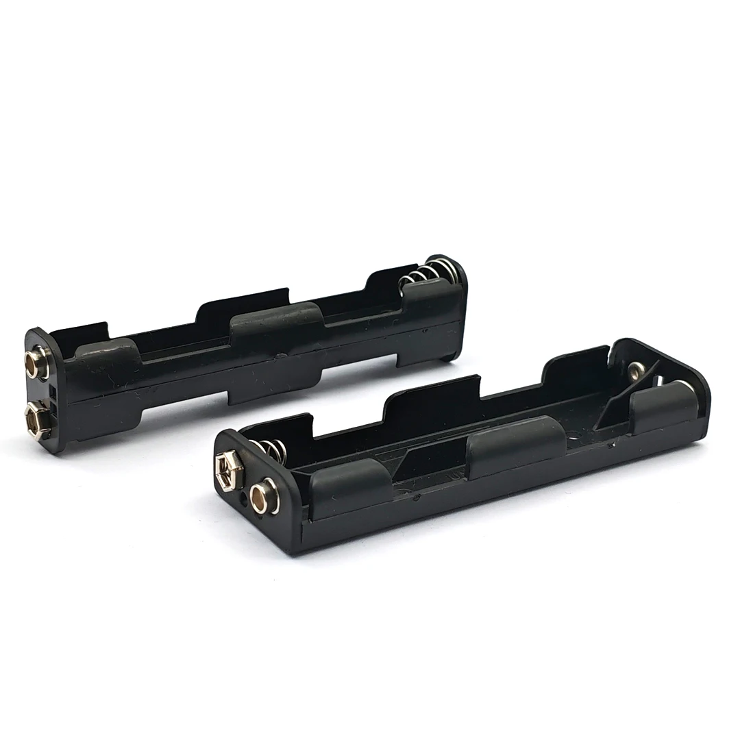 2S 3S 4S AA電池ホルダー 3V 4.5V 6V AA収納ボックスケース 9V正負極バックル端子付き電池ボックス