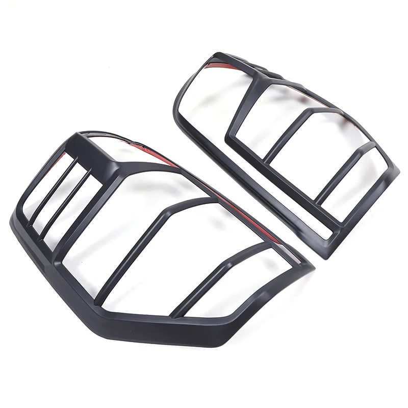 

For Mitsubishi triton L200 2019-2023 ABS Matt black Car Rear Tail Light Decorative Frame Cover Car Accessories