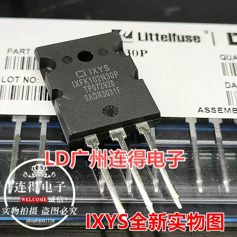 German IXYS field-effect transistor IXFK102N30P 102N30 TO-264 102A300V, newly imported