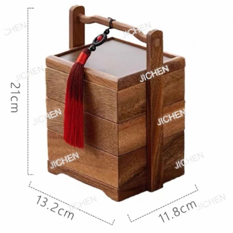 

Ящик для хранения Dim Sum, деревянный органайзер для фруктов, коробки, многофункциональные футляры для еды, декоративные подносы для организации, органайзеры, мебель