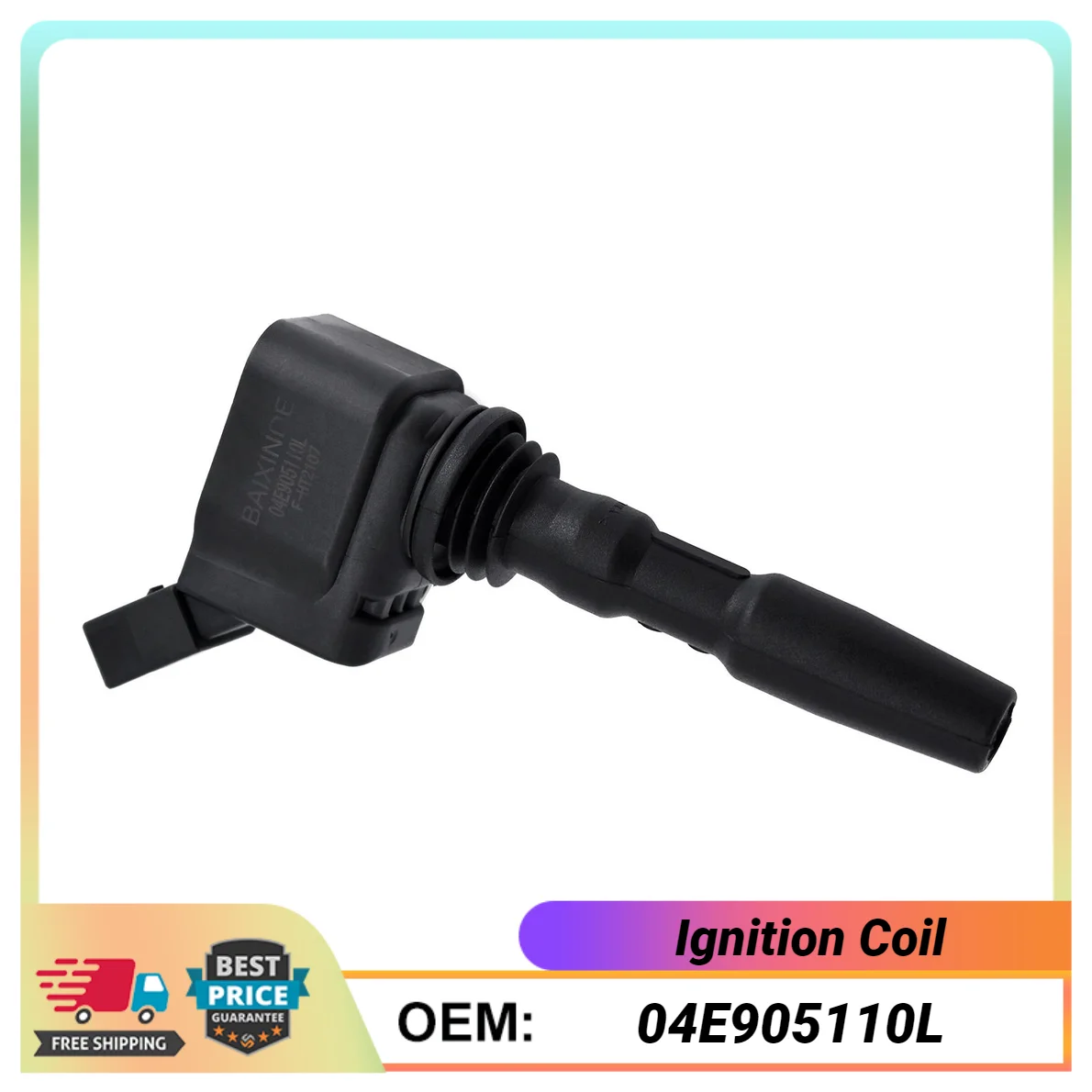 1PCS 04E905110L Ignition Coil For AUDI A1 A3 Q3, SEAT IBIZA LEON Mii, SKODA CITIGO, VW GOLF SPORTSVAN PASSAT Variant