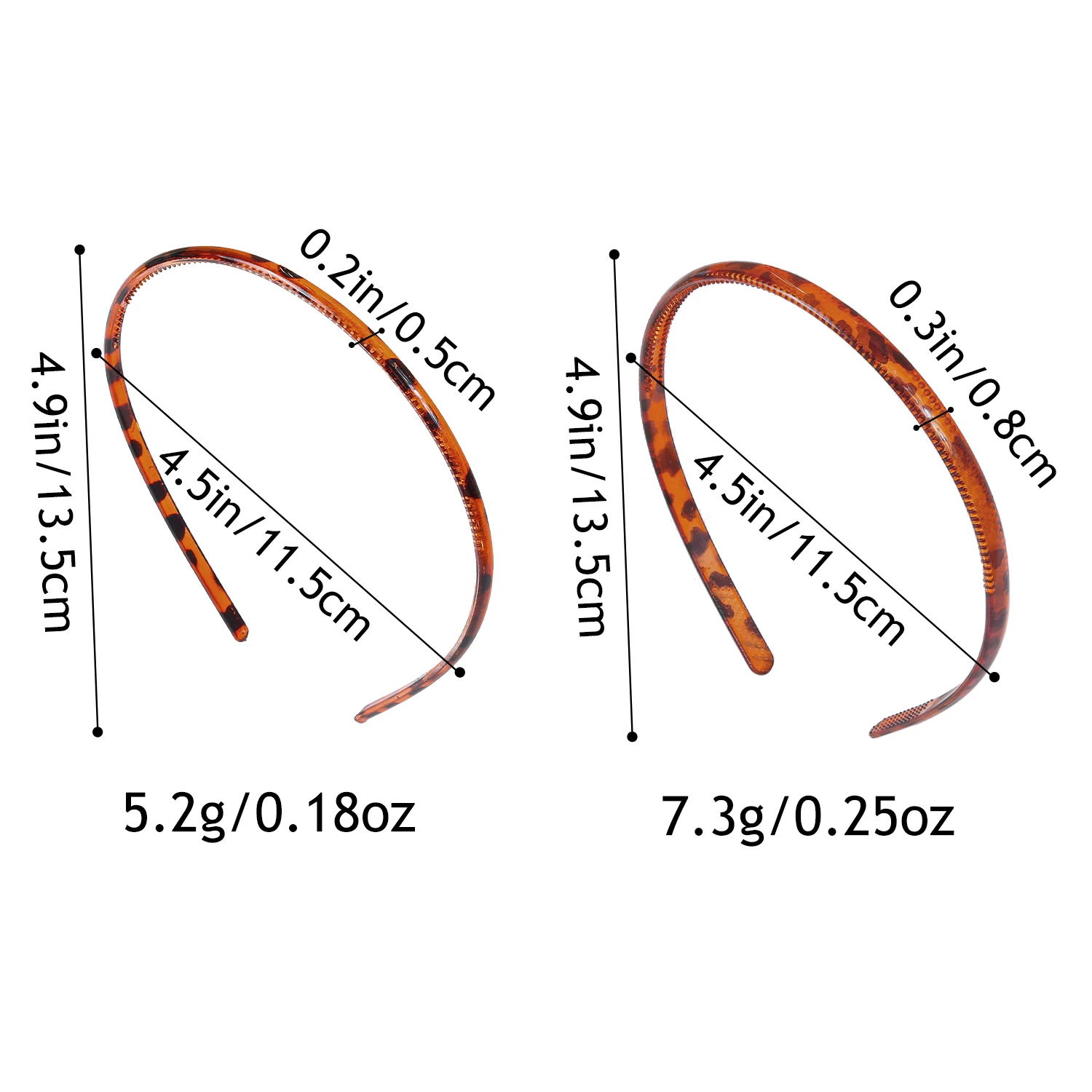6/12/24 Buah Ikat Kepala Gigi Plastik Gambar Macan Tutul untuk Anak Perempuan Simpai Rambut Sederhana Harian untuk Anak-anak Wanita Aksesori Rambut Santai