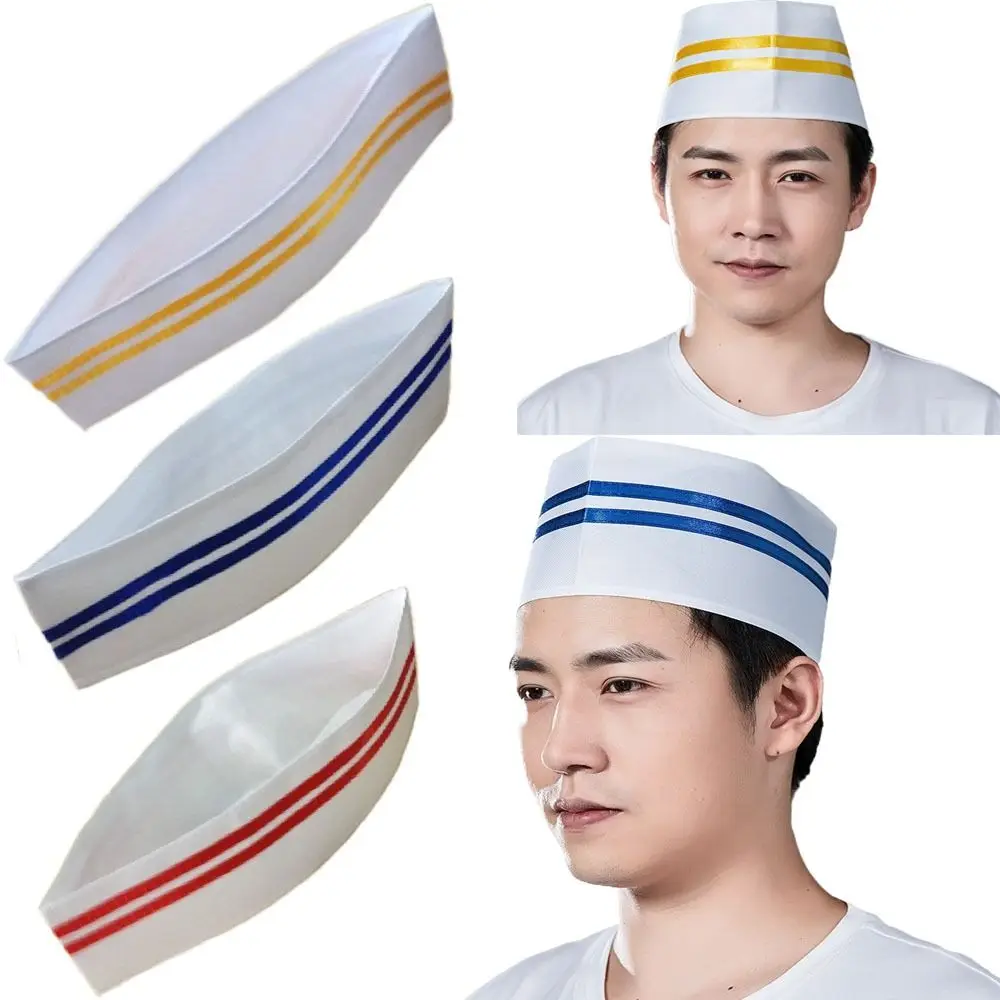 Forward Cap Headwear Chef Hat Men&Women Catering Waiter Hat Work Hat Boat Caps Restaurant Kitchen Cooking Hat Women Lady