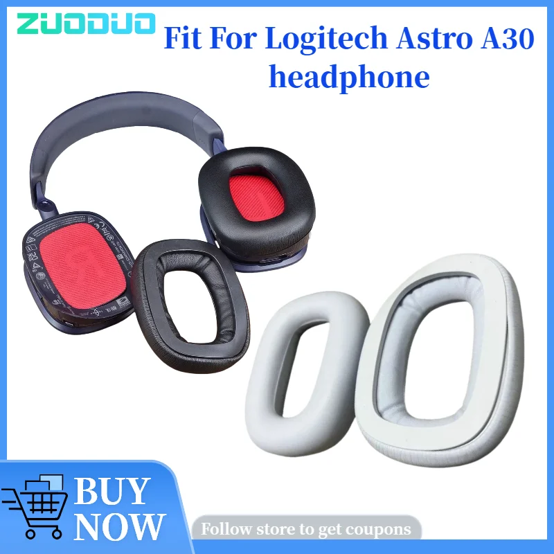 

Earphone Ear Pads For Logitech Astro A30 Earpads Sponge Soft Foam Cushion Replacement Headphones Accessories
