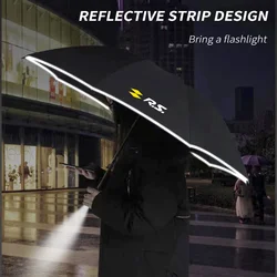 For Renault RS Line Clio Megane 3 Scenic Laguna Logan Kangoo Sandero Car Fully Automatic Reflective Umbrella Folding Sunshade