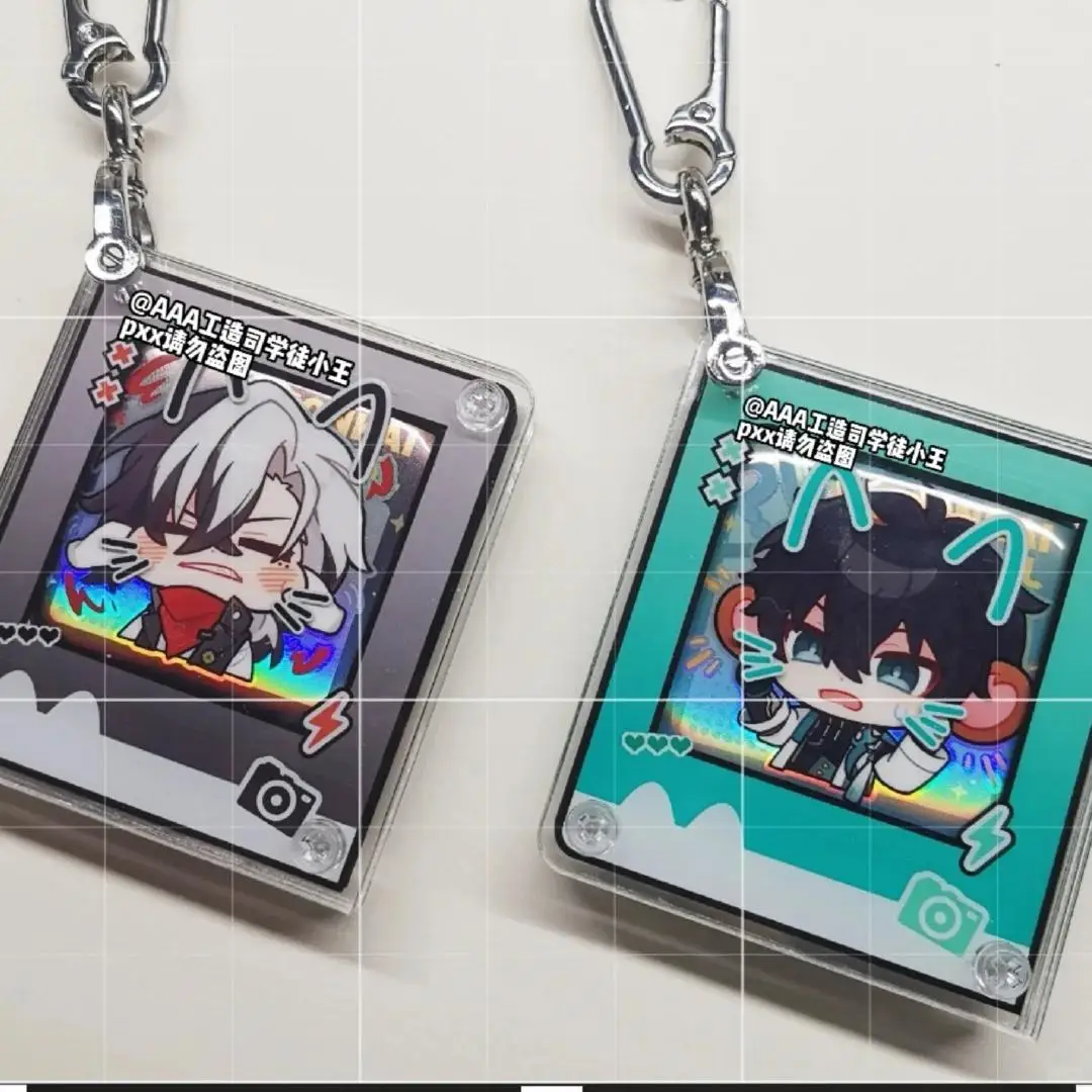 

Anime Honkai: Star Rail Boothill Aventurine Jing Yuan Cosplay Acrylic Keychain Cartoon Keyring Pendant Bag Charm Adorn Gift