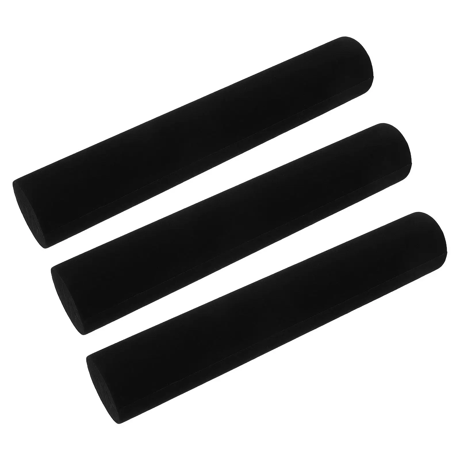 

3Pcs Black Bracelet Display Bar Jewelry Holder Organizer for Watches Bangles Scrunchies Hair Tie Jewelry Rack Countertop