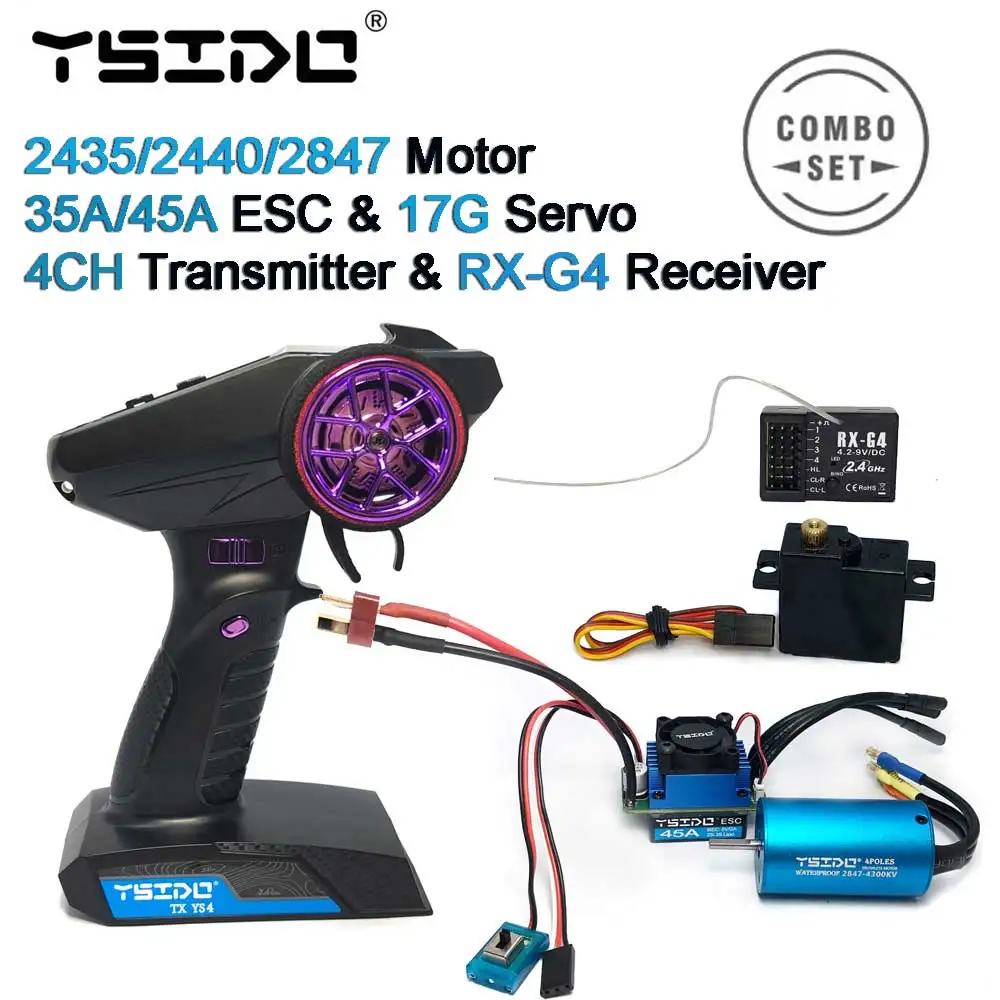 Brushless Combo Upgrade Kit Motor Esc Receiver Remote Controller Servo Set for MJX hyper go HBX REMO Hobby WLtoy 1/12 1/14 Car