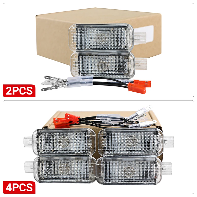 For Skoda Octavia Pro A8 MK4 Superb 3 Rapid Kodiaq Karoq For Seat Leon MK3 Ibiza Ateca Toledo Car Footwell Lights Accessories - view 4