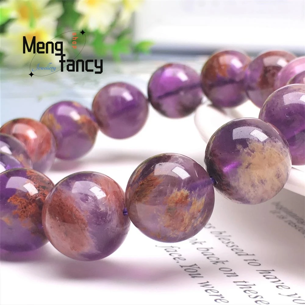 Natural Grape Purple Titanium Ghost Bracelet Simple Elegant High-grade Fashion Fine Jewelry Sexy Young Girls Luxury Holiday Gift