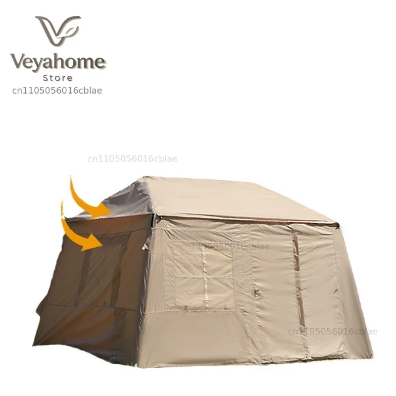 Portable Outdoor Inflatable Camping Tent, Thickened Rainproof Automatic Instant Setup Tent for Camping