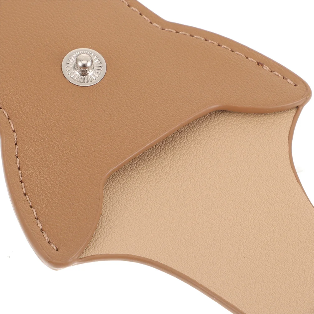 2 قطعة حقيبة القراص للبشرة PU المشذبة مقص أظافر الحقيبة تصميم مريح للحقيبة مقص التهيأ المهنية والشخصية #3