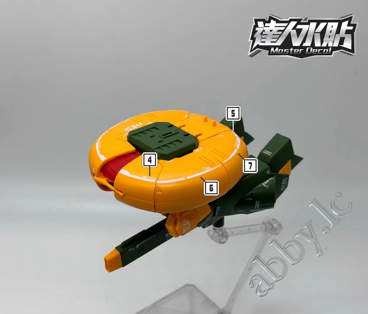 for HG 1/144 NRX-044 Asshimar 1x D.L Master Water Slide Pre-cut UV