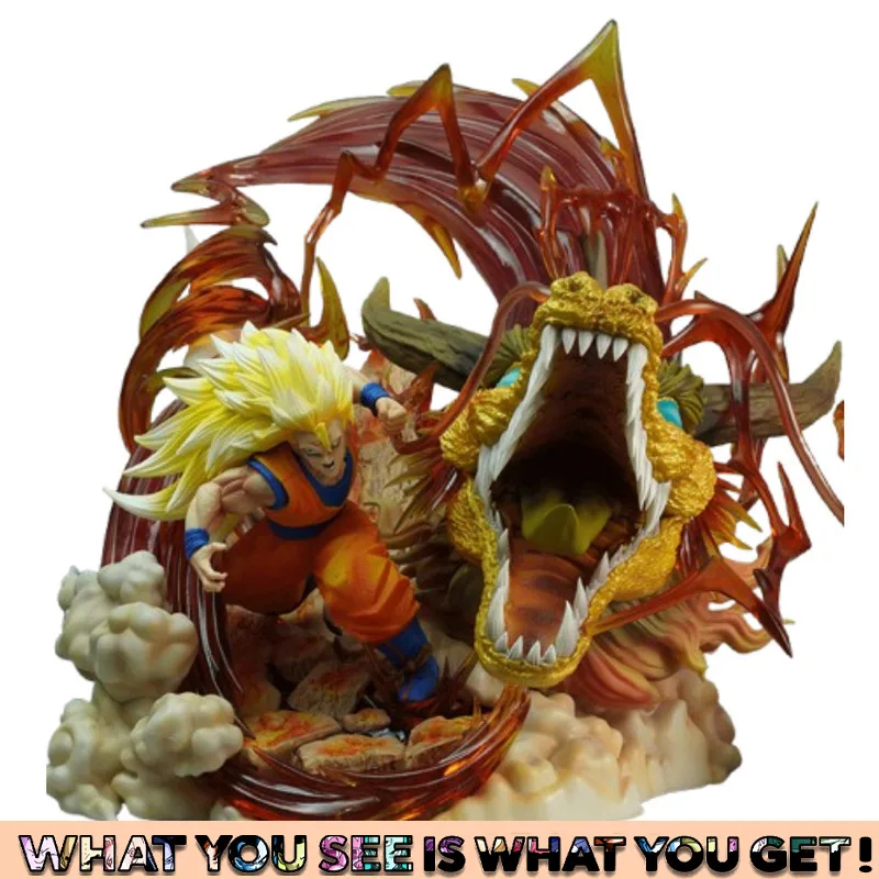 

Dragonball DBZ GT Anime Model GK Figures Oversize Son Goku Super Saiyajin 3 SSJ3 35cm Action Figure PVC Statue Collectible Toys