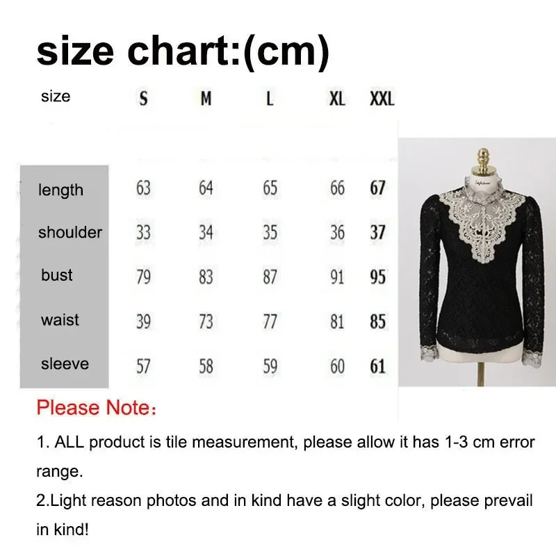 Elegant Long Sleeve Bodysuit Beaded Women Lace Blouse Shirts Crochet Tops Blusas Mesh Chiffon Blouse Female Clothing