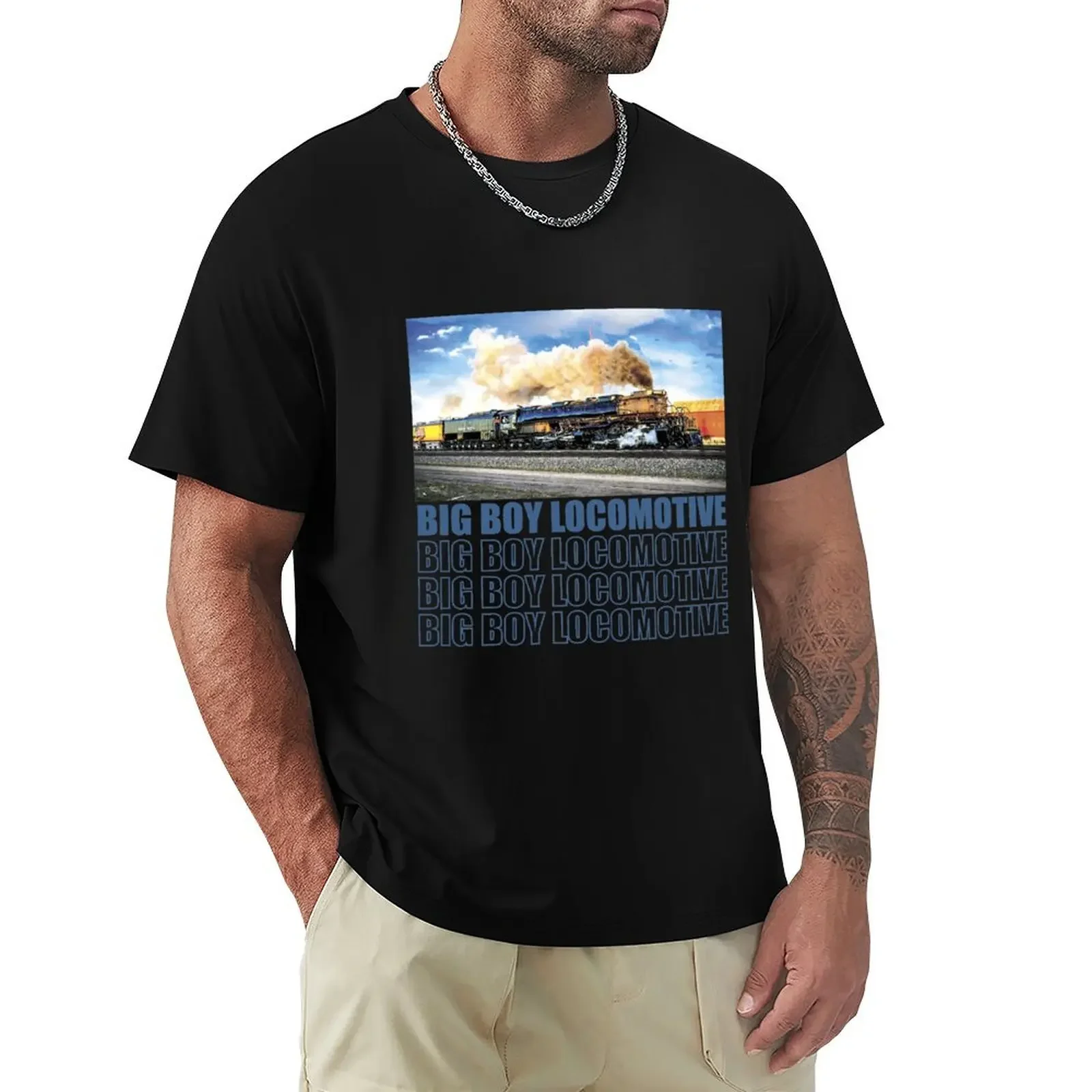 

Big Boy Locomotive T-Shirt tops vintage t shirts mens vintage t shirts