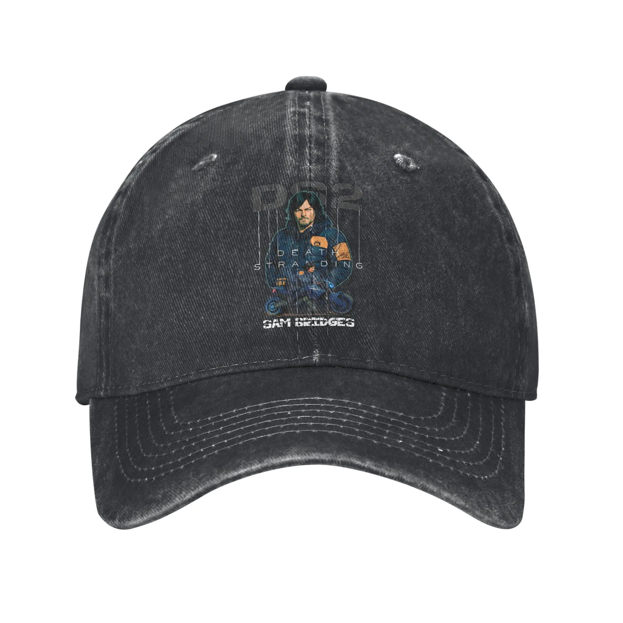 

Classic Death Stranding 2 Sam Bridges Baseball Cap Distressed Washed Snapback Hat Outdoor Activities Adjustable Fit Hats Cap
