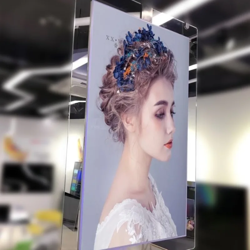 55 Inch Self-luminous OLED Double-sided Transparent Display Ultra-thin High Definition Window Touch Dual-screen Display