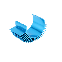 BNVN-6X Rc Car Spare Parts 540 550 Motor Radiator For Wltoys 12428 12423 A959-B A969-B A979-B A929-B Blue