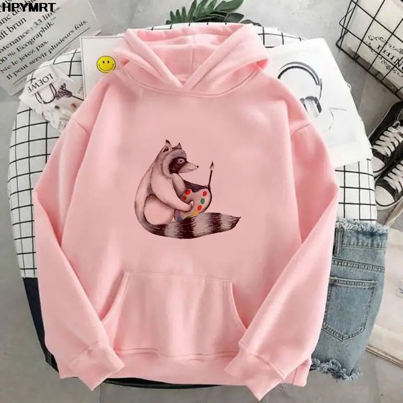 

Hoodie Women Fashion cute Printing hipster Casual Sweatshirt Girls Winter Hoodie Street Breathable Loose thin fleece Clothing