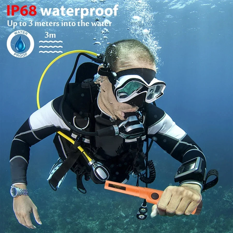 New High Quality Handheld Metal Detector Positioning Rod Detectors IP68 Waterproof Up to 3 Meters into the Water Pinpointing