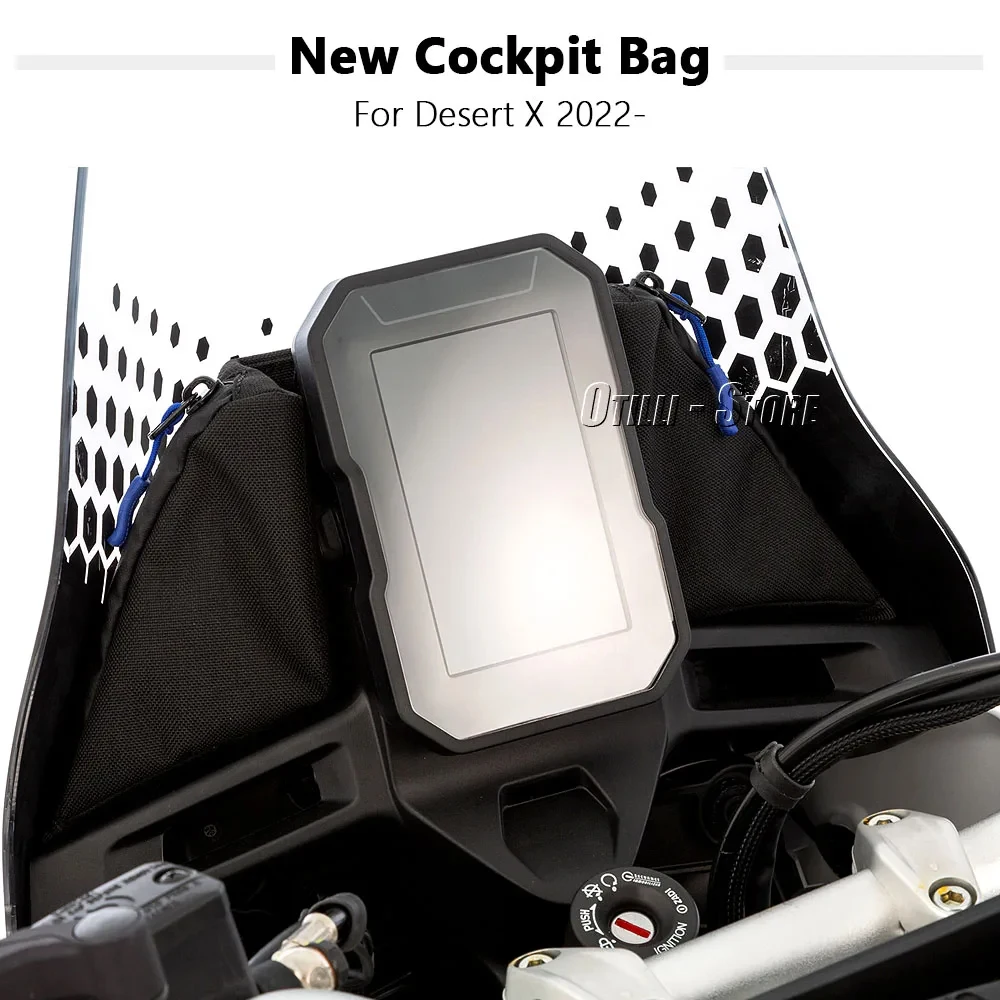 Motorcycle For Ducati Desert X DESERT X DesertX 2022 2023 2024 Travel Bags Waterproof Tool Storage Bag Cockpit Bag