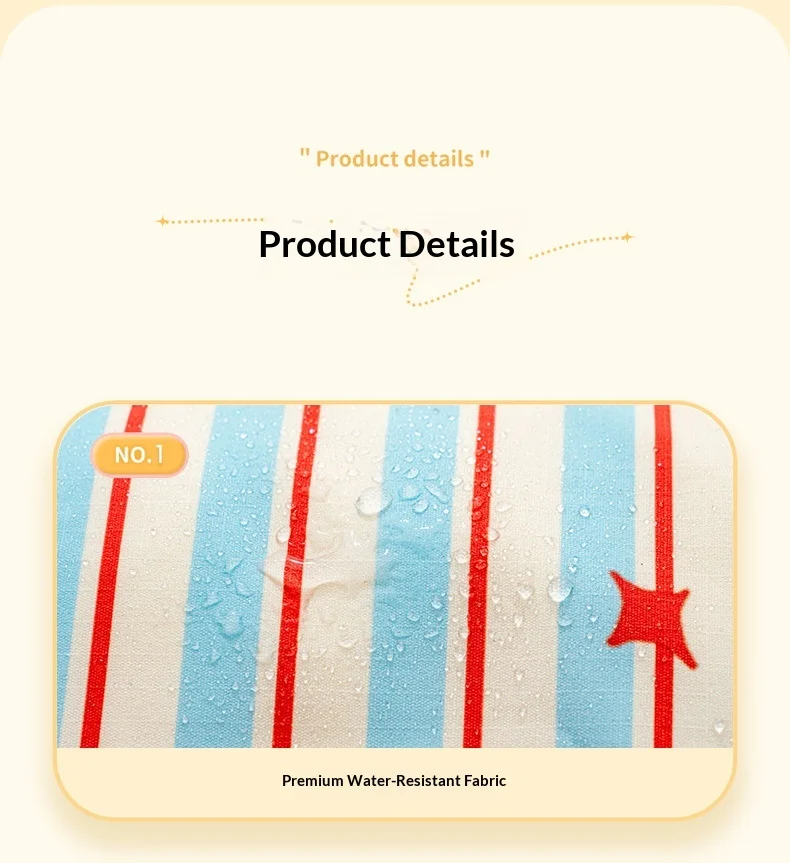 Hello Kitty Gestreifte Reise-Aufbewahrungstaschen Wasserdichte Koffer-Organizer-Tasche für Kleidung, Unterwäsche, Schuhe, Organisation, Geschenk – Detail 14