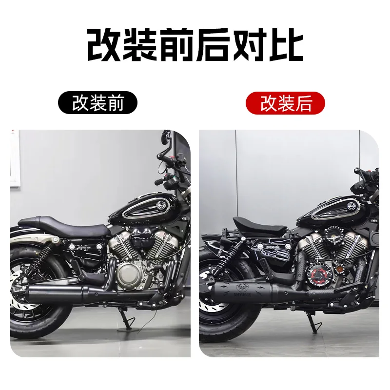 

JC для Benda Jinjila 250/300 модифицированные детали выхлопной трубы, противоожоговая крышка, декоративная крышка из нержавеющей стали, защитная крышка