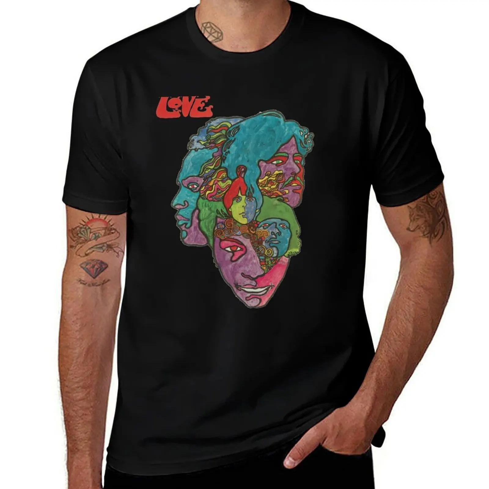 Love - Forever Changes T-Shirt Basic Crew Neck Short Sleeve Top T-Shirt