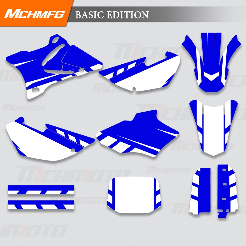 MCHMFG Custom Team C Graphics Decal Stickers Kits For YAMAHA YZ85 2002 2003 2004-2007 2008 2009 2010-2014 002