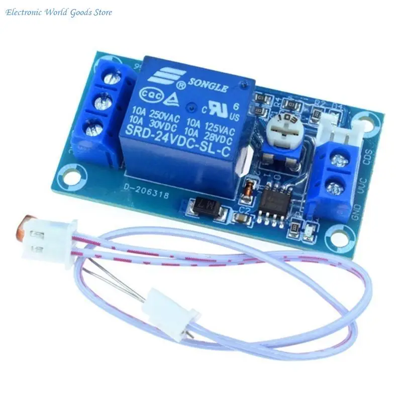 

Модуль автоматического управления A3PD 5 В 12 В 24 В Фоторезистор Фотоуправление Реле Выключатель света