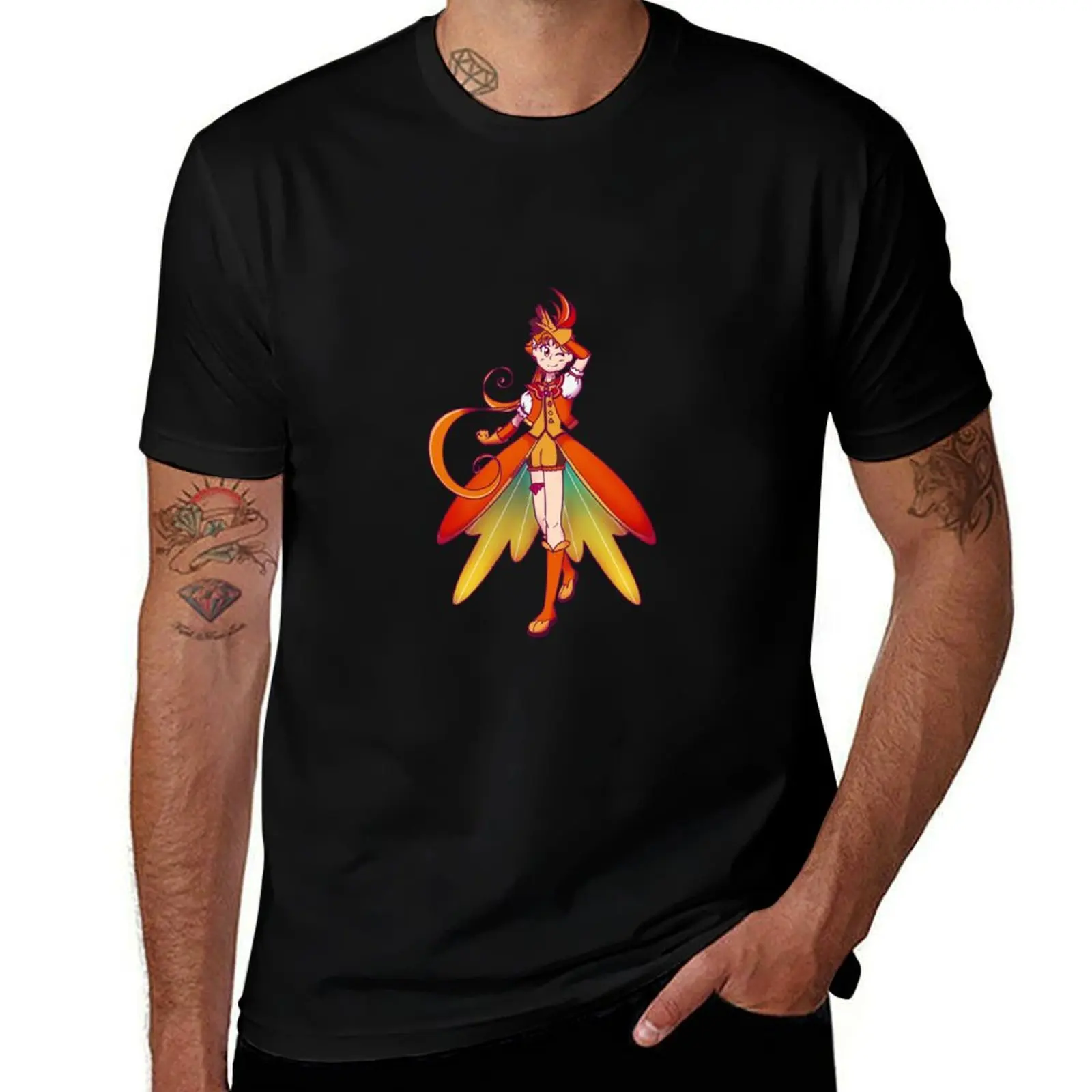 Hirogaru Sky Precure Cure Wing T-Shirt Outdoor Sports Short Sleeve Top T-Shirt